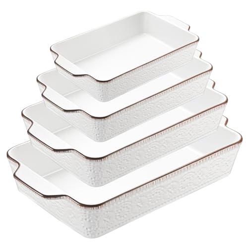 Casserole Dishes for Oven (White 01)