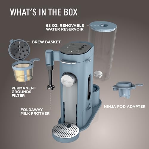 Pod & Grounds XL Coffee Maker (XL-Denim Blue)