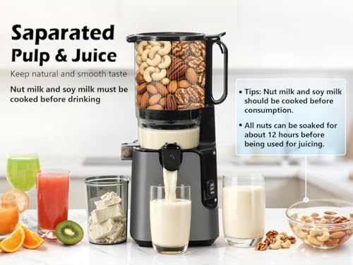 Juicer Machines with 5.8" Large Chute (Titanium Gray)