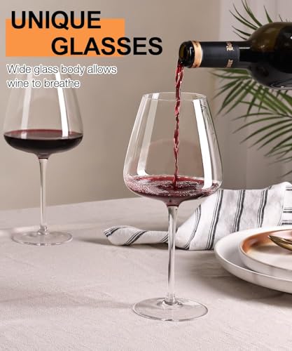 Wine Glasses Set (Set of 2-23oz)