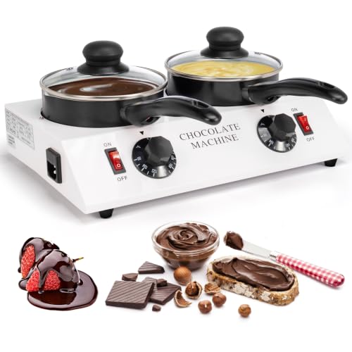 Chocolate Melting Pot Electric Chocolate Melter Warmer Dual (Double Pots)