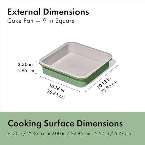 Good Grips Non (Basil / 9" Square Cake Pan)