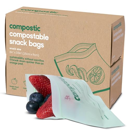 Compostable Snack Bags (100 Count / Snack)
