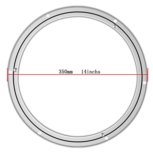 Aluminum Lazy Susan Hardware Metal Rotating Turntable Bearings Swivel Plate Hardware for Dining