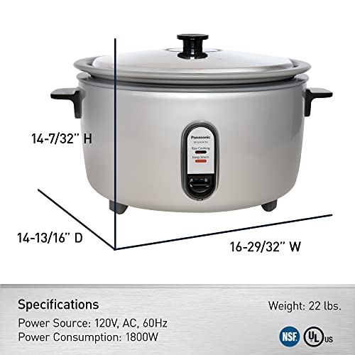 Commercial Electric Rice Cooker (30 Cup / 120V)