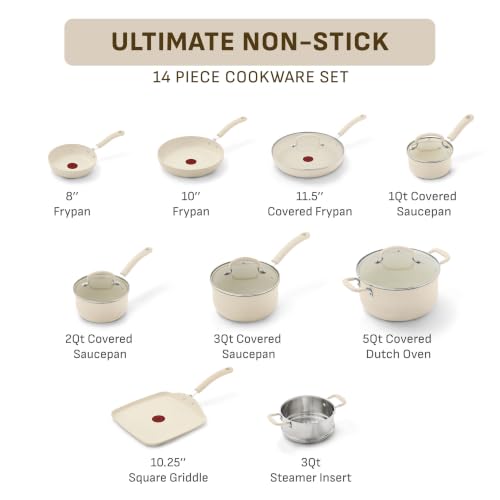 Ultimate Non Stick (14-Piece / Cream)