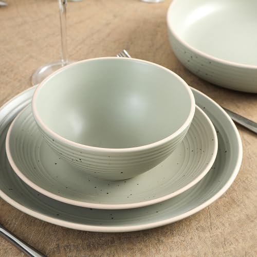 Lauren Stoneware (16-Piece Service for 4 / Green)
