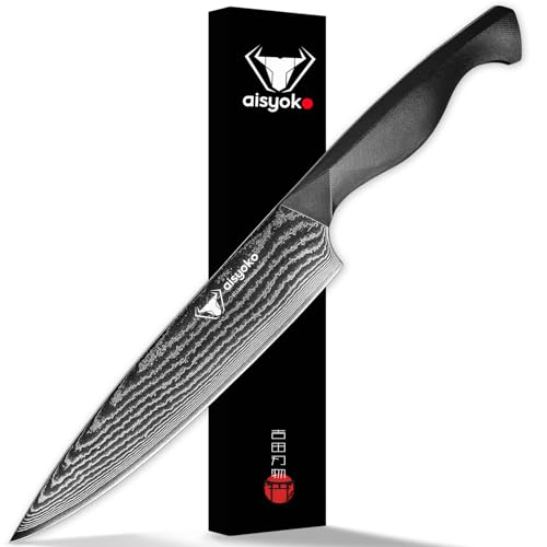 Professional Chef Knife 8 "Damascus Kitchen Knife 8C High carbon stainless steel Super sharp (8" Chef Knife)