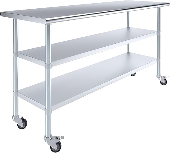 72x24 Heavy Duty Work Table (72" Long x 24" Deep)