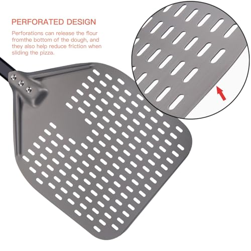 12 x 15 Inch Rectangular Aluminum Pizza Peel
