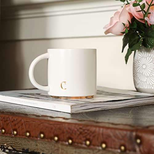 Ceramic Coffee Mug (gold-c)