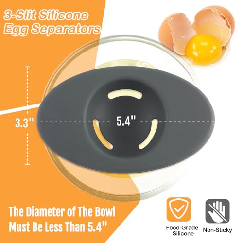 Set of 2 Silicone Egg Separators (2 Count)