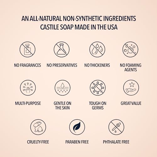 Pure Castile Liquid Soap (128 Fl Oz)