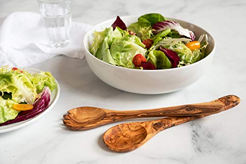 Olive Wood Salad Server Set