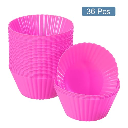 36Pcs Silicone Cupcake Liners