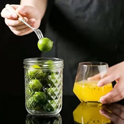 8oz 250ml Glass Mason Jars 6 Pack (8 oz)