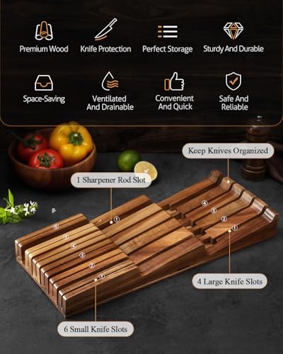 In drawer Knife Block (11-Slot)