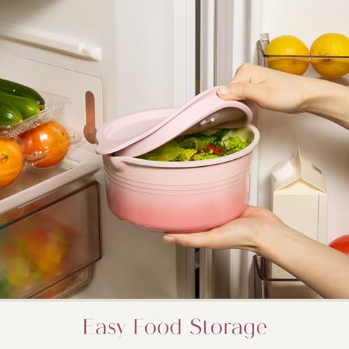 20pcs Titanium Cookware Set (Gradient Pink)
