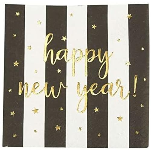 Happy New Year Party Supplies (50 Pack)