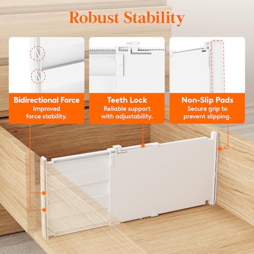 8" Tall Drawer Dividers (8 Count)