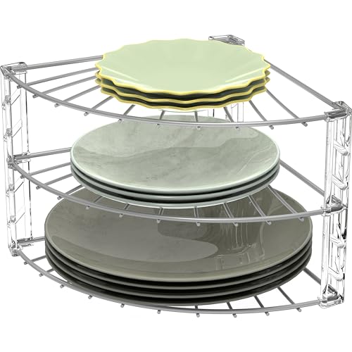 3 Tier Counter Corner Shelf Organizer