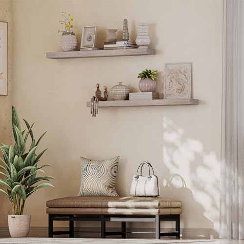 Floating Shelves for Wall (Greige / 47.2 Inches)