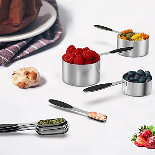 Measuring Cups and Measuring Spoons Set (Set of 25 / Black)