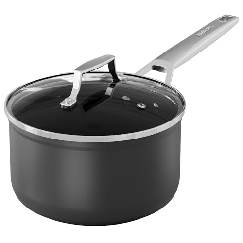 2.5 QT Nonstick Saucepan with Lid (2.5 Quarts)