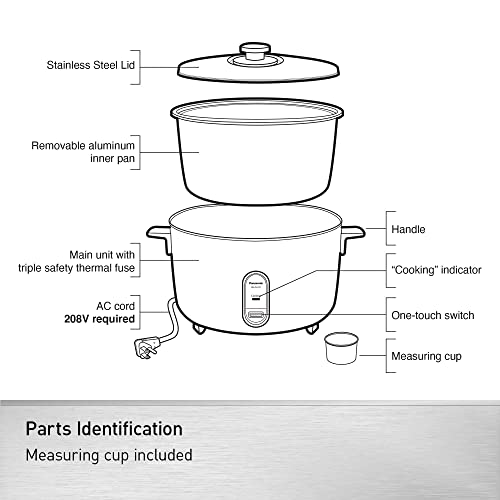 Commercial Electric Rice Cooker (40 Cup / 208V)