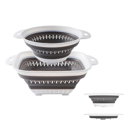 Collapsible Colander and Strainer (2 Count)