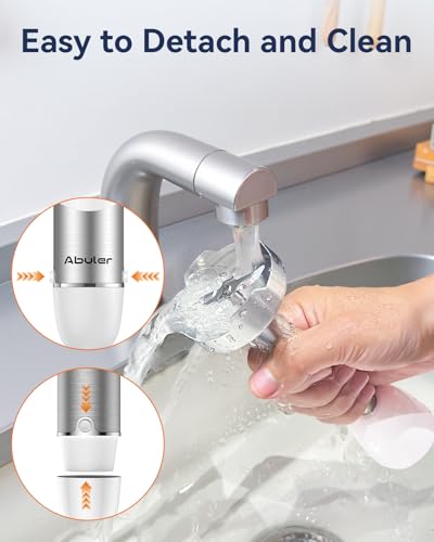 Immersion Blender Handheld 1000W 5 in 1 Corded Stick Hand Blender Kitchen with 12 Speed (White)