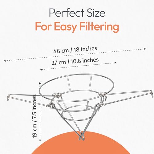 Cone Filter Holder with 20 Paper Filters (Dismantable)
