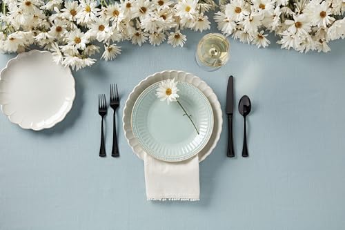 893677 Portola Black 20 (20-Piece Flatware Set, Black)