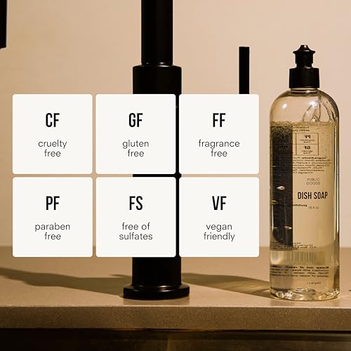 Natural Fragrance Free Dish Soap (16 Fl Oz (Pack of 1))