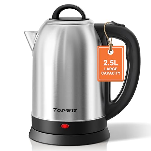 2.5L Large Electric Kettle (silver)
