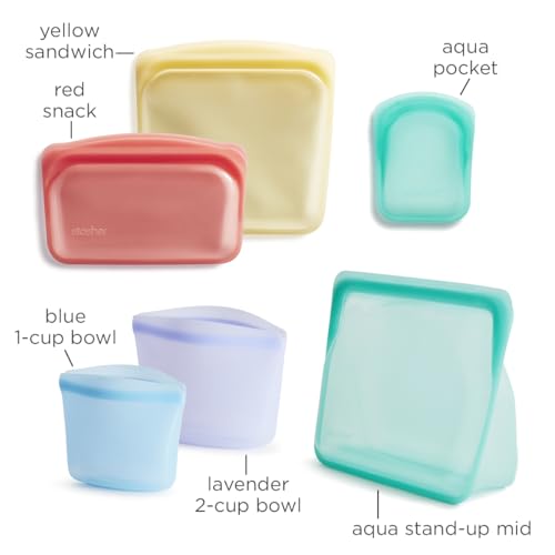 Premium Reusable Silicone Food Storage Bags