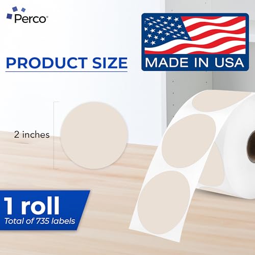Tan Thermal Labels (Tan / 735 Stickers)