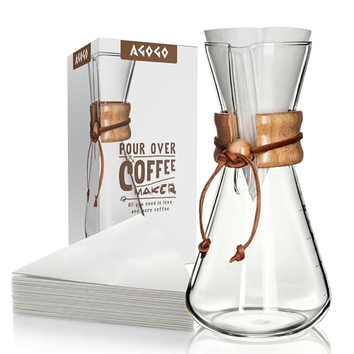 Pour Over Coffee Maker Set (Slim Shape / 20 Ounces)