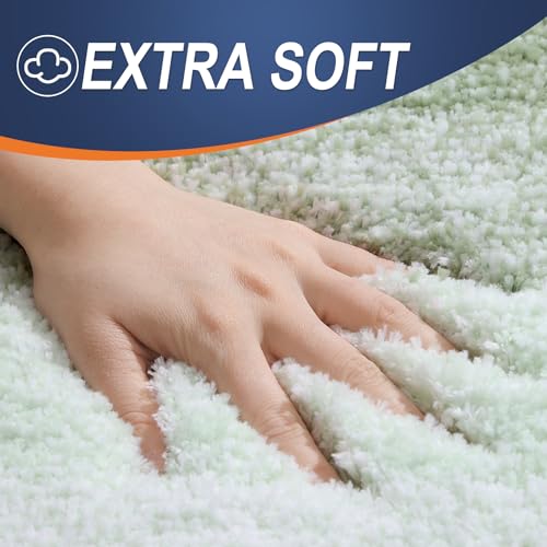 Luxury Toilet Rugs U (24" X 20" Contour Rug / Sage Green)