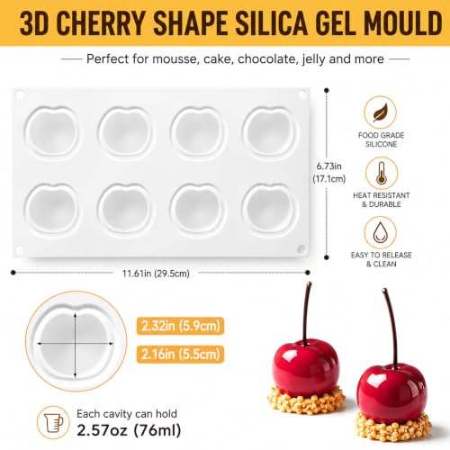 Cherry Silicone Mold for Baking Mousse Cake