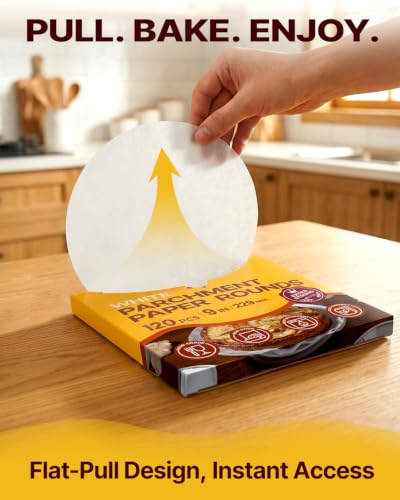 Unbleached Parchment Paper Rounds (White / 9inch)