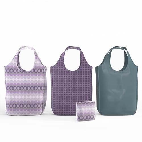 Reusable Grocery Bag Bundle (Purple 3 Medium)