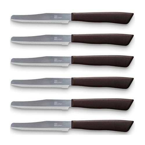 6 kitchen Knives Set (Brown)