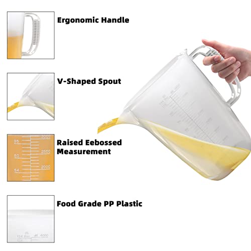 1 Gallon Measuring Pitcher (134Oz/4L/009)
