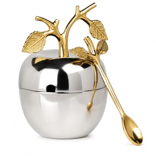 Silver Honey Jar Dish