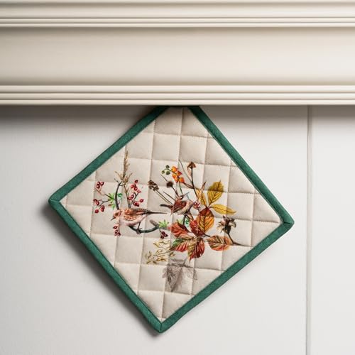 Pot Holders 100% Cotton Potholders (053 - Recolte / 8" x 8" (Pot Holder Pack of 1))