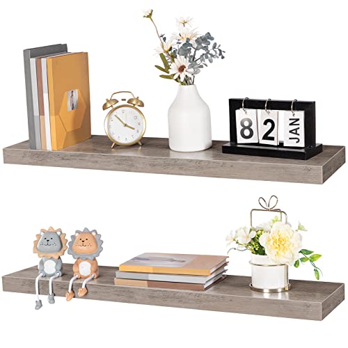 Floating Shelves for Wall (Greige / 31.5 Inches)
