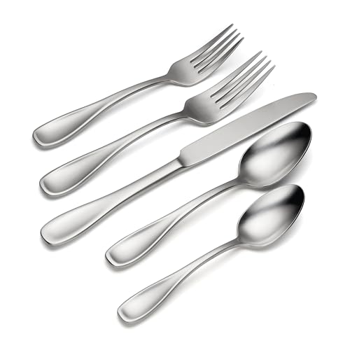 Brushed Satin Voss 45 (45-Piece Flatware Set, Satin Finish)