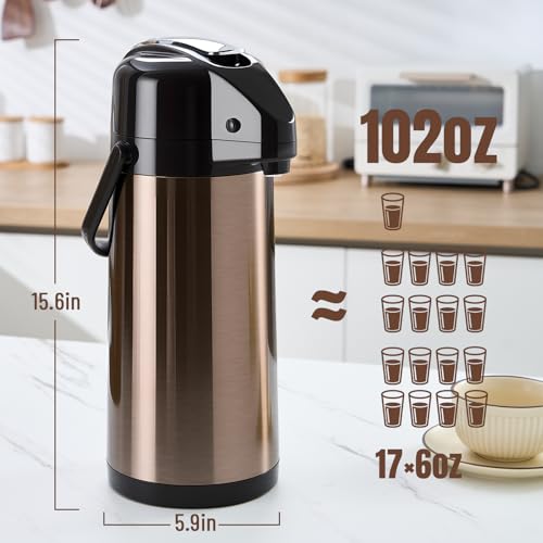 Termos Para Cafe (Gold Brown)