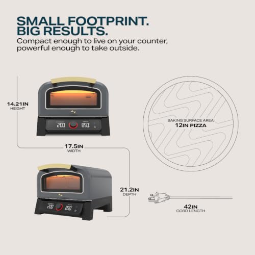 Model P+ Smart Electric Pizza Oven (Model P+ / Slate)